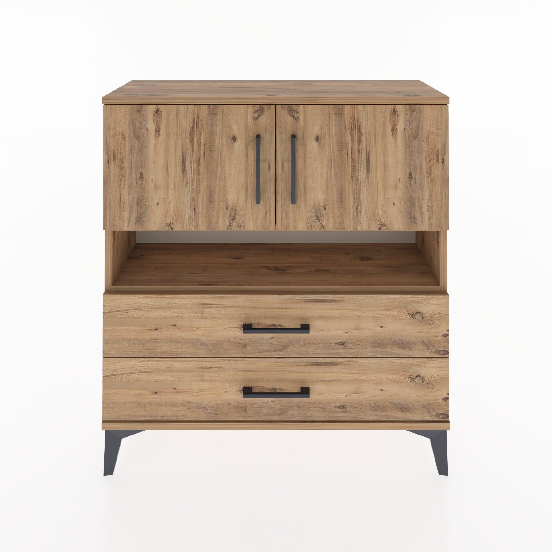 Woodntry Modular Dresser Pine 88x30x84 cm Functional F33-3