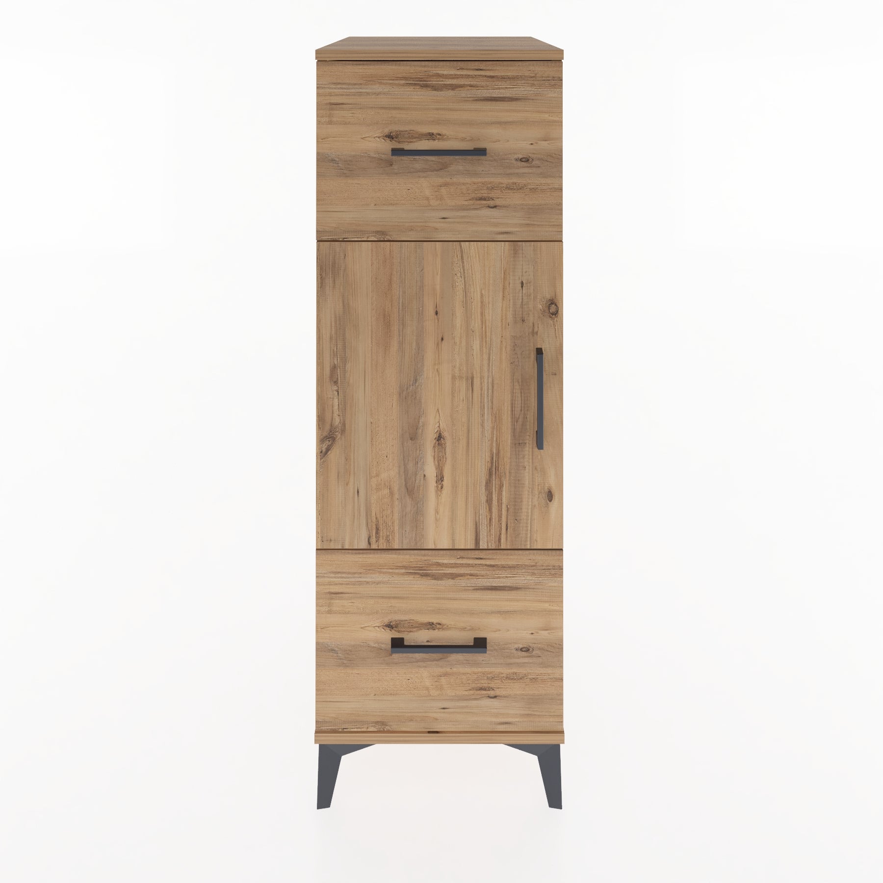 Woodntry Modular Cabinet Pine 44x59x122 cm with Doors and Drawers KC33-3