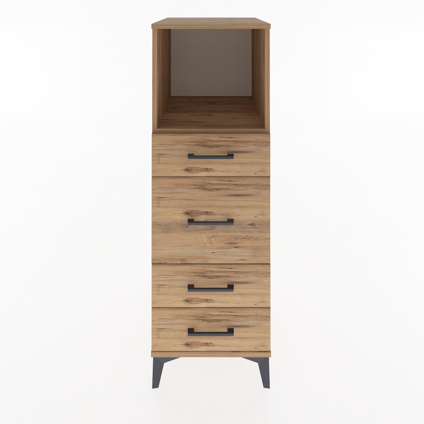 Woodntry Modular Cabinet Pine 44x59x122 cm with Drawers and Shelves CR83-3