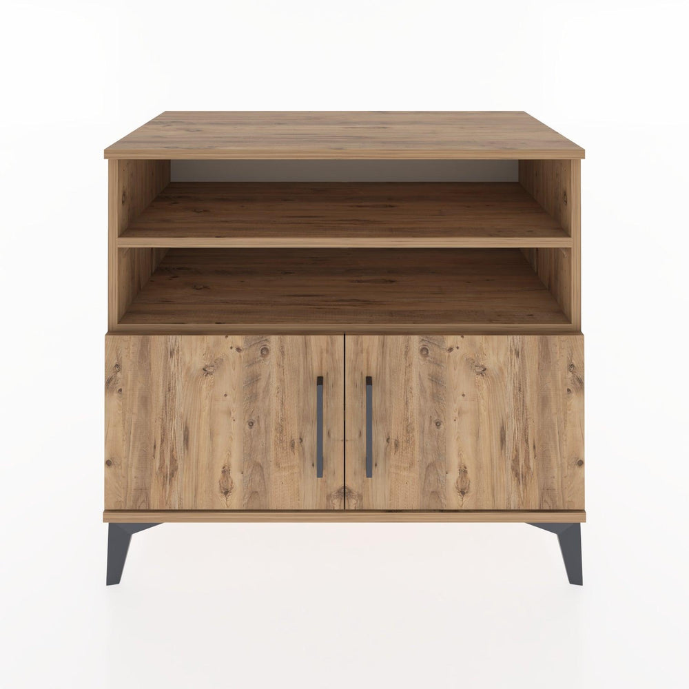 Woodntry Modüler Şifonyer Çam 88x44x68 cm Kapaklı ve Raflı KR33-3