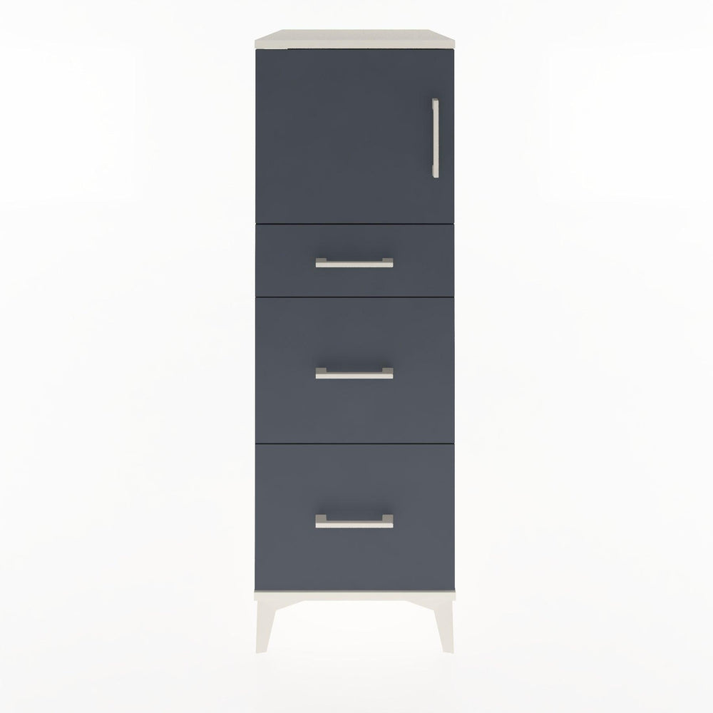 Woodntry Modular Cabinet Moonstone 44x30x122 cm with Doors and Drawers KC34-1