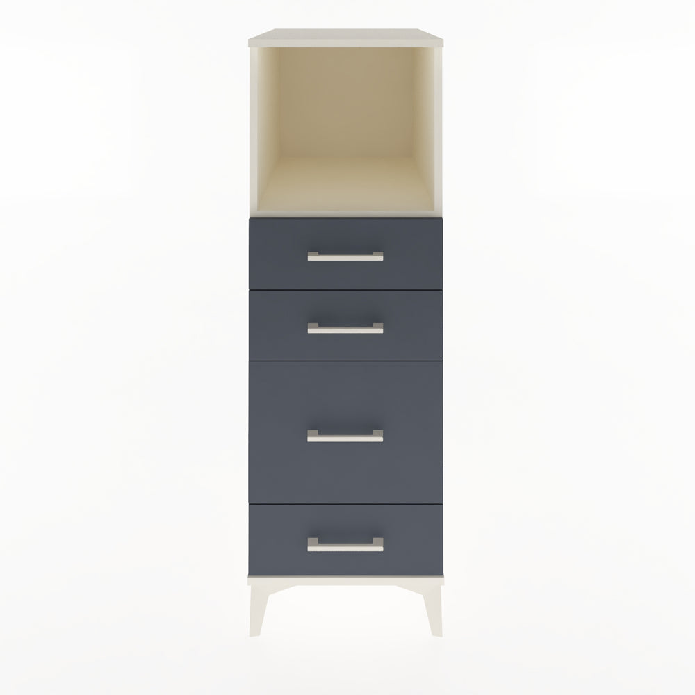 Woodntry Modular Cabinet Moonstone 44x59x122 cm with Drawers and Shelves CR84-1