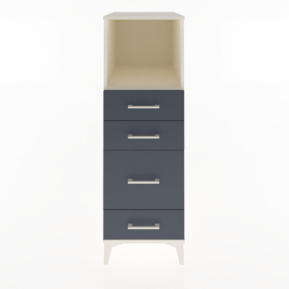 Woodntry Modular Cabinet Moonstone 44x30x122 cm with Drawers and Shelves CR84-1