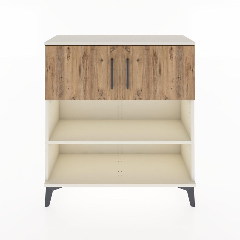 Woodntry Modüler Şifonyer Aytaşı 88x30x84 cm Kapaklı ve Raflı KR34-1