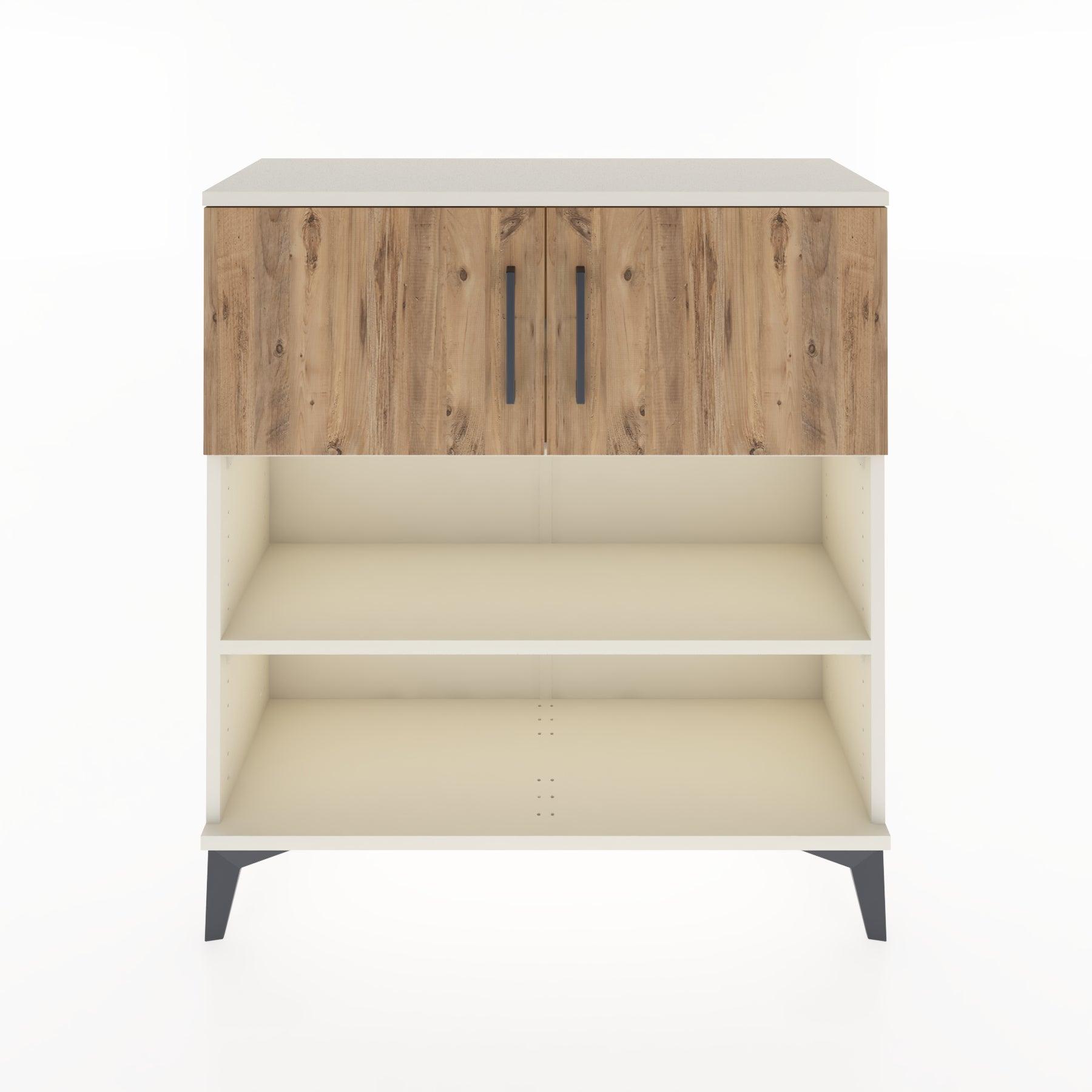Woodntry Modular Dresser Moonstone 88x30x84 cm with Cover and Shelf KR34-1
