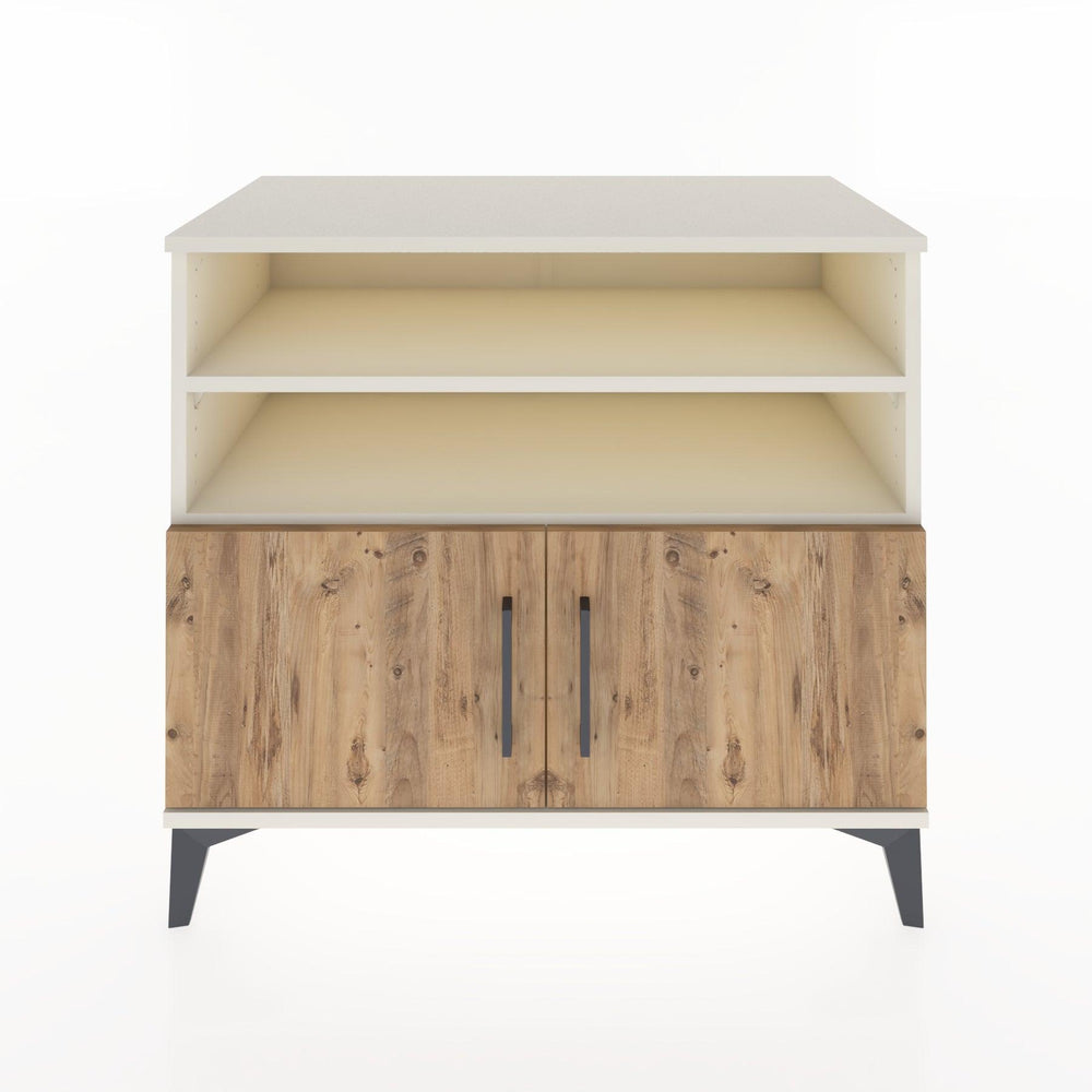 Woodntry Modüler Şifonyer Aytaşı 88x44x68 cm Kapaklı ve Raflı KR34-1