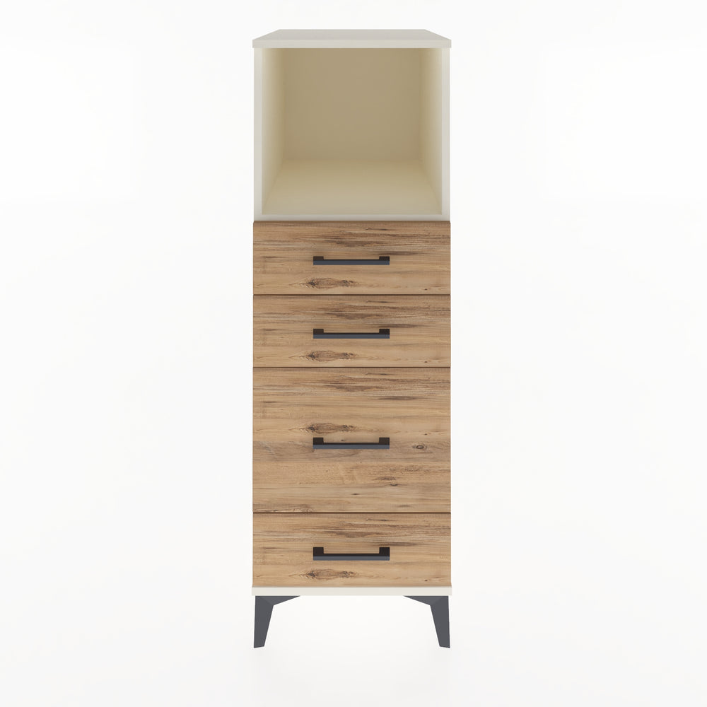 Woodntry Modular Cabinet Moonstone 44x59x122 cm with Drawers and Shelves CR84-1