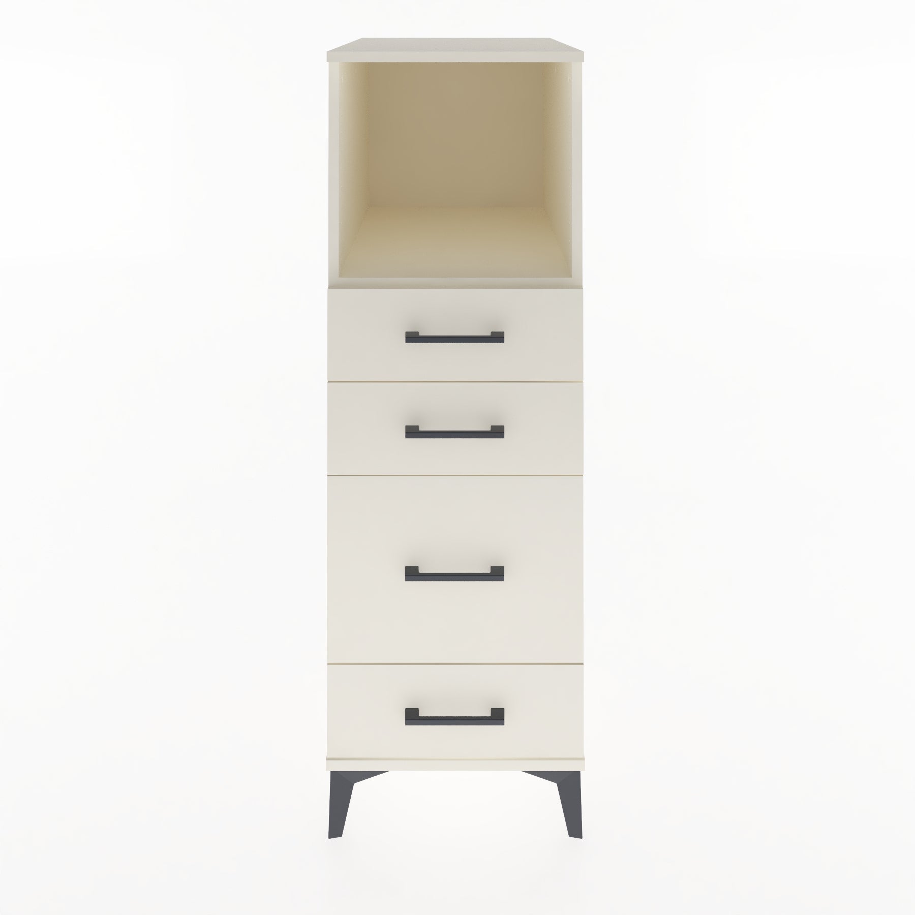 Woodntry Modular Cabinet Moonstone 44x59x122 cm with Drawers and Shelves CR84-1
