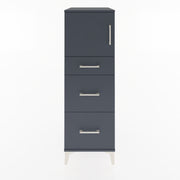 Woodntry Modular Cabinet Anthracite 44x59x122 cm with Doors and Drawers KC34-2