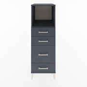 Woodntry Modular Cabinet Anthracite 44x30x122 cm with Drawers and Shelves CR84-2