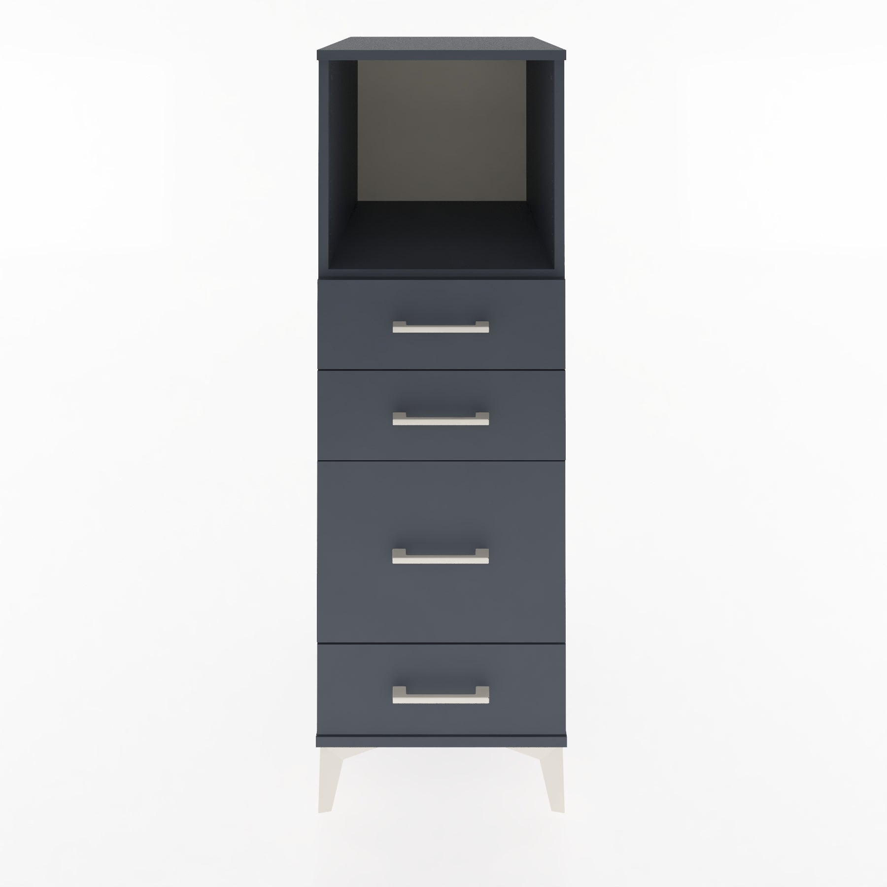 Woodntry Modular Cabinet Anthracite 44x59x122 cm with Drawers and Shelves CR84-2