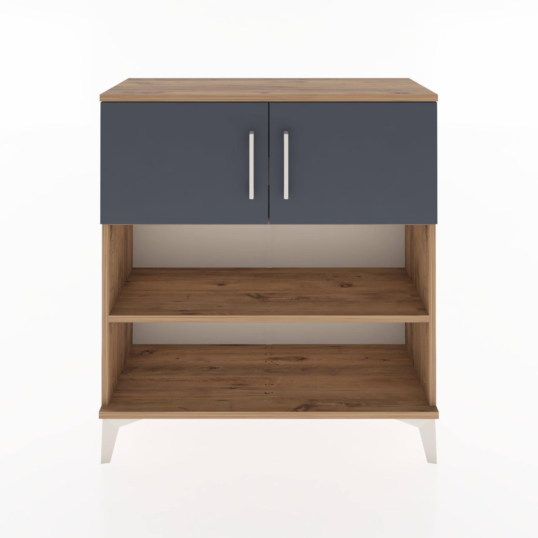 Woodntry Modular Dresser Pine 88x30x84 cm with Cover and Shelf KR34-3