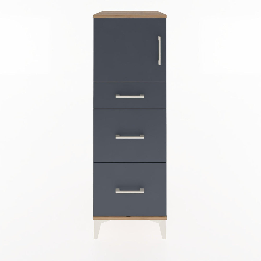 Woodntry Modular Cabinet Pine 44x30x122 cm with Doors and Drawers KC34-3