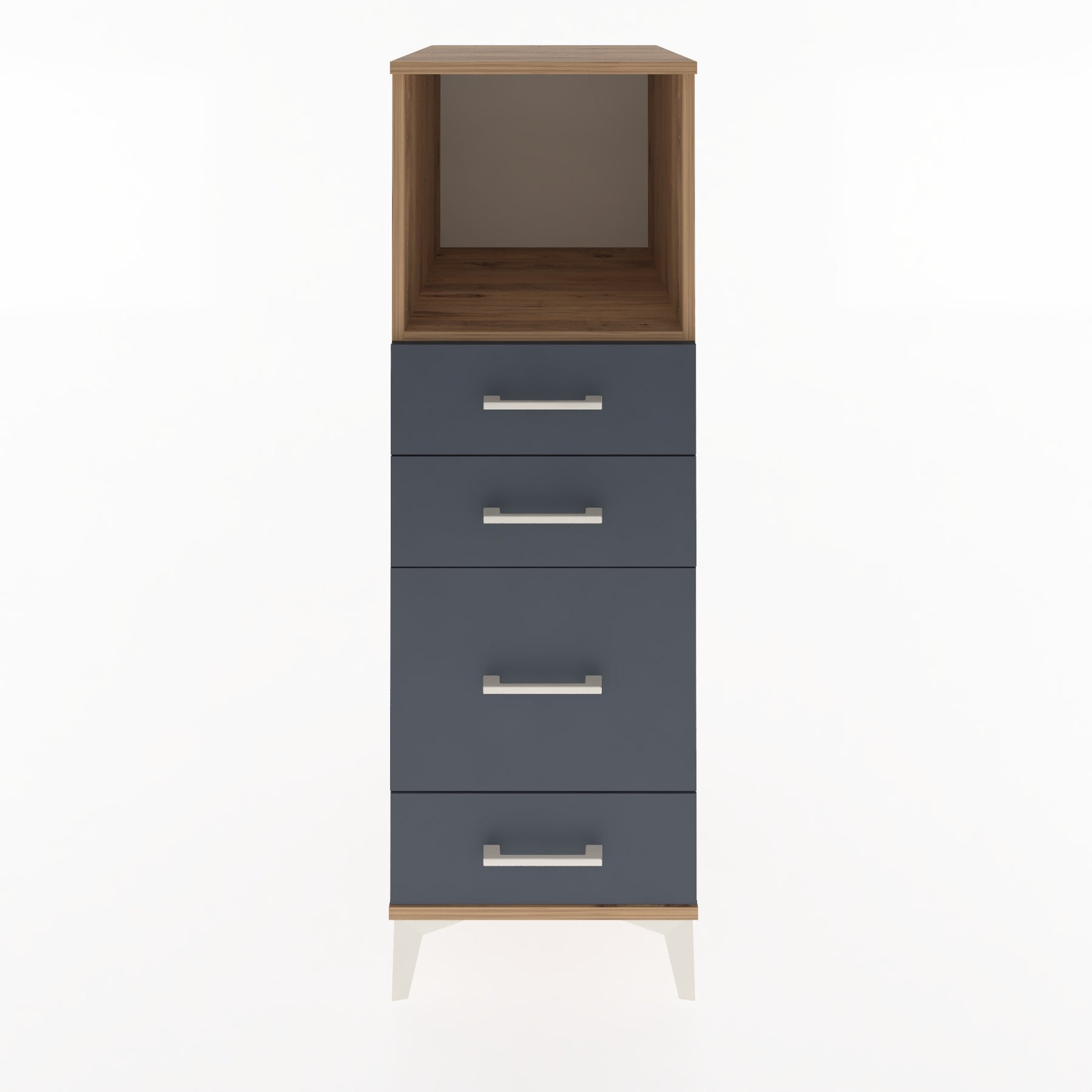 Woodntry Modular Cabinet Pine 44x59x122 cm with Drawers and Shelves CR84-3