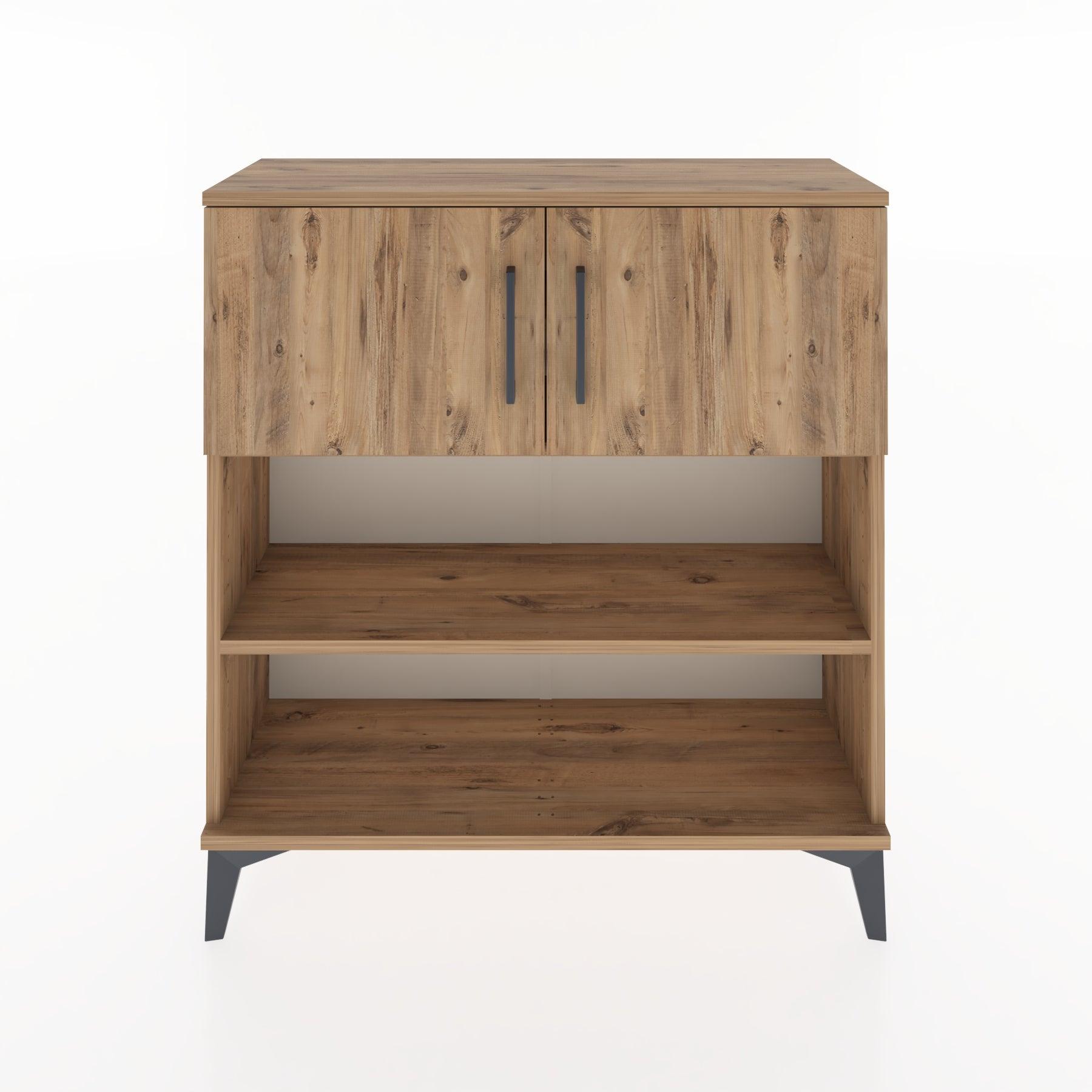Woodntry Modular Dresser Pine 88x30x84 cm with Cover and Shelf KR34-3