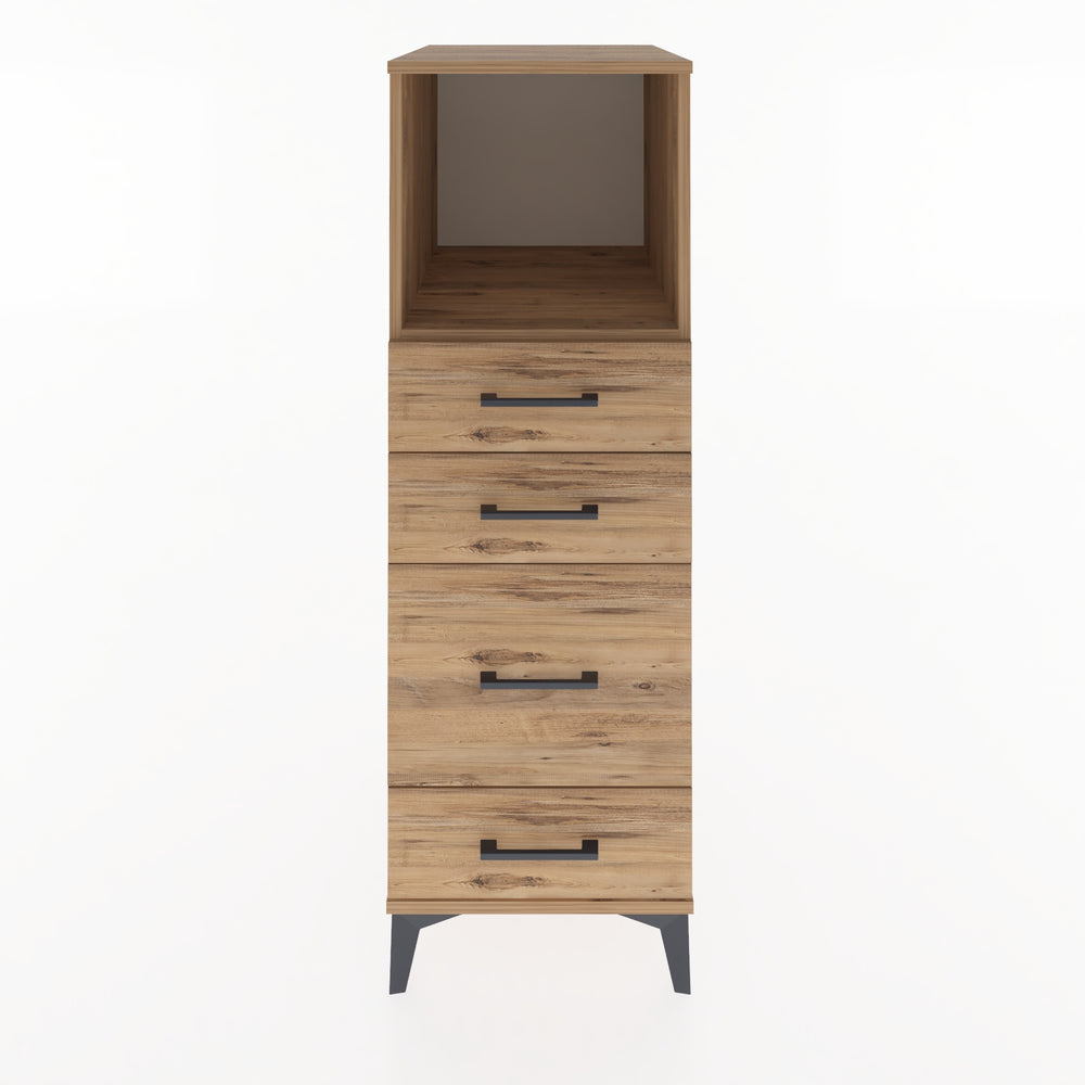 Woodntry Modular Cabinet Pine 44x59x122 cm with Drawers and Shelves CR84-3