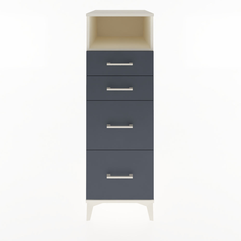 Woodntry Modüler Dolap Aytaşı 44x59x122 cm Çekmeceli ve Raflı CR35-1