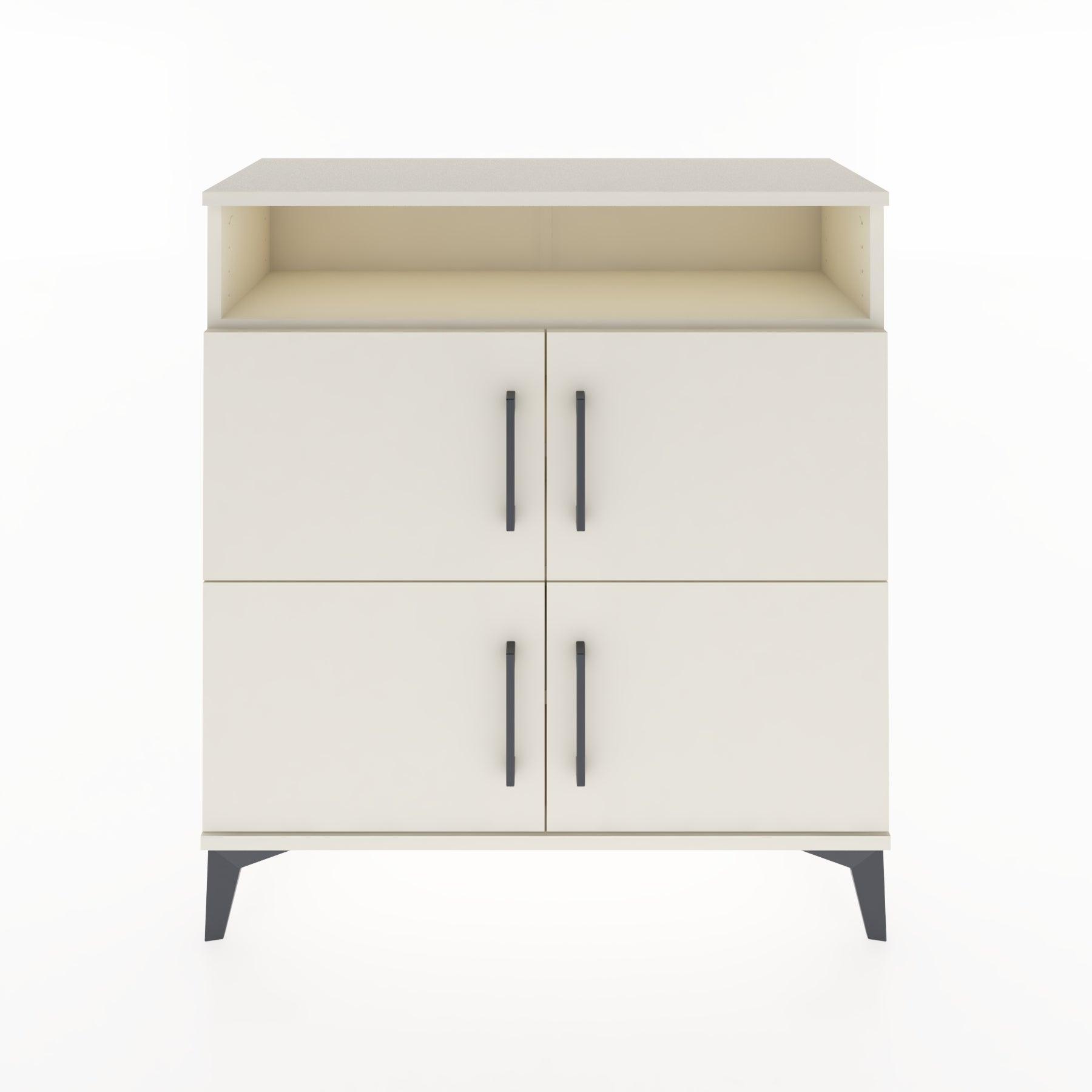 Woodntry Modular Dresser Moonstone 88x30x84 cm with Cover and Shelf KR35-1