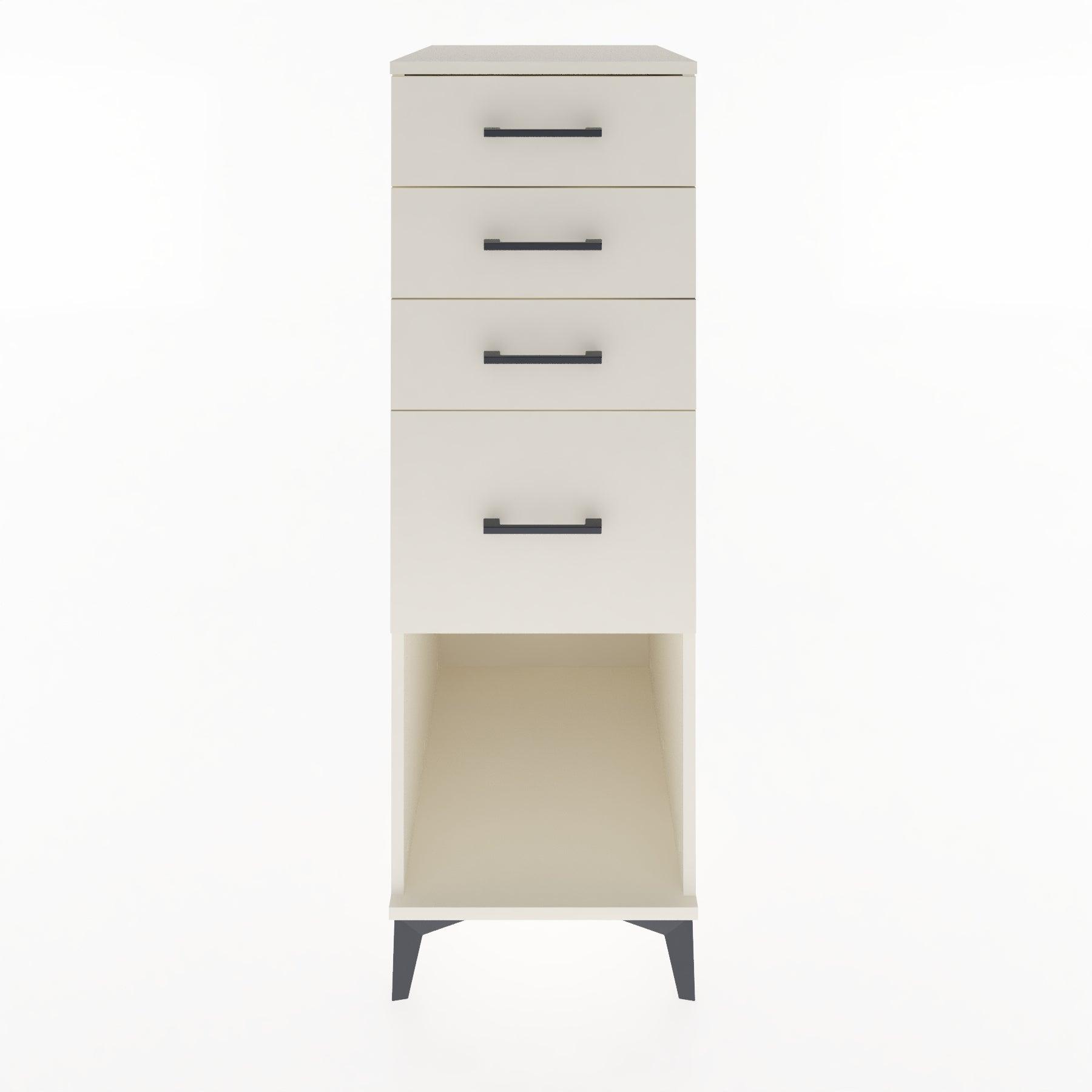 Woodntry Modular Cabinet Moonstone 44x30x122 cm with Drawers and Shelves CR85-1