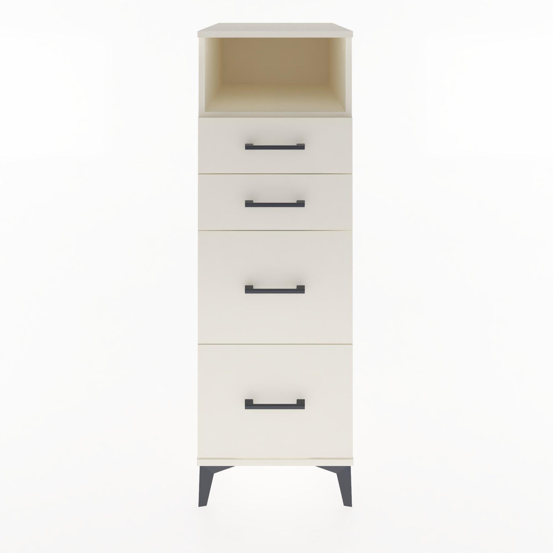Woodntry Modular Cabinet Moonstone 44x30x122 cm with Drawers and Shelves CR35-1