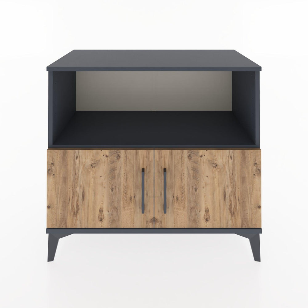 Woodntry Modular Dresser Anthracite 88x44x68 cm with Cover and Shelf KR35-2