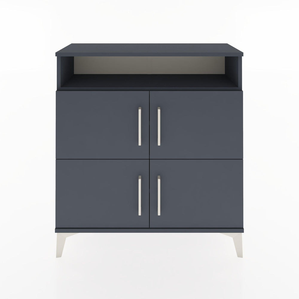 Woodntry Modular Dresser Anthracite 88x30x84 cm with Cover and Shelf KR35-2