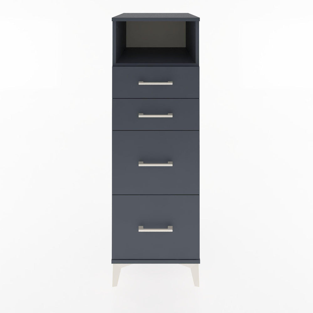 Woodntry Modular Cabinet Anthracite 44x30x122 cm with Drawers and Shelves CR35-2