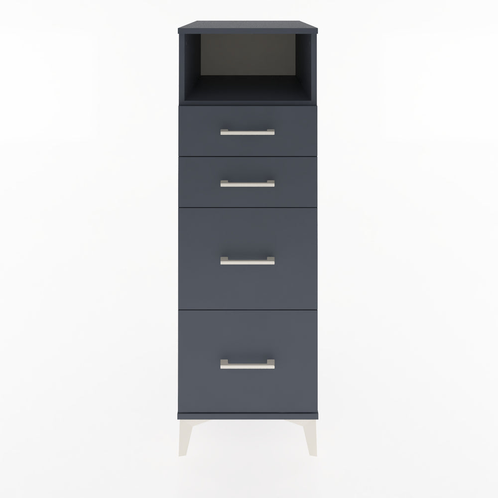 Woodntry Modular Cabinet Anthracite 44x59x122 cm with Drawers and Shelves CR35-2