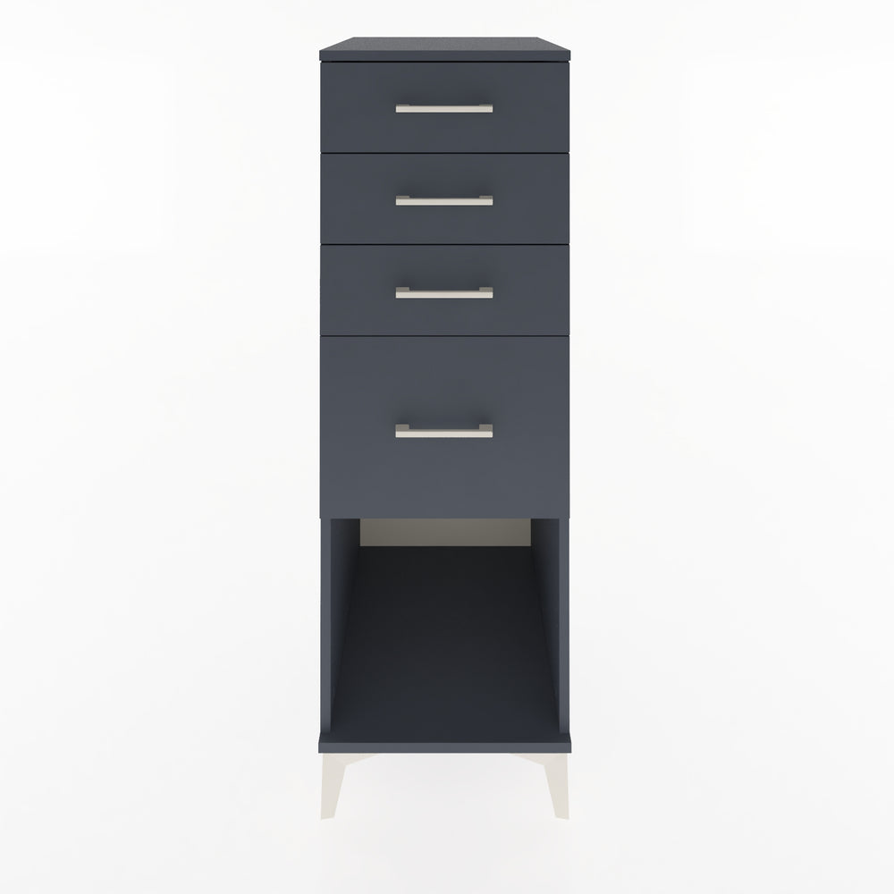 Woodntry Modular Cabinet Anthracite 44x59x122 cm with Drawers and Shelves CR85-2