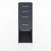 Woodntry Modular Cabinet Anthracite 44x30x122 cm with Drawers and Shelves CR85-2