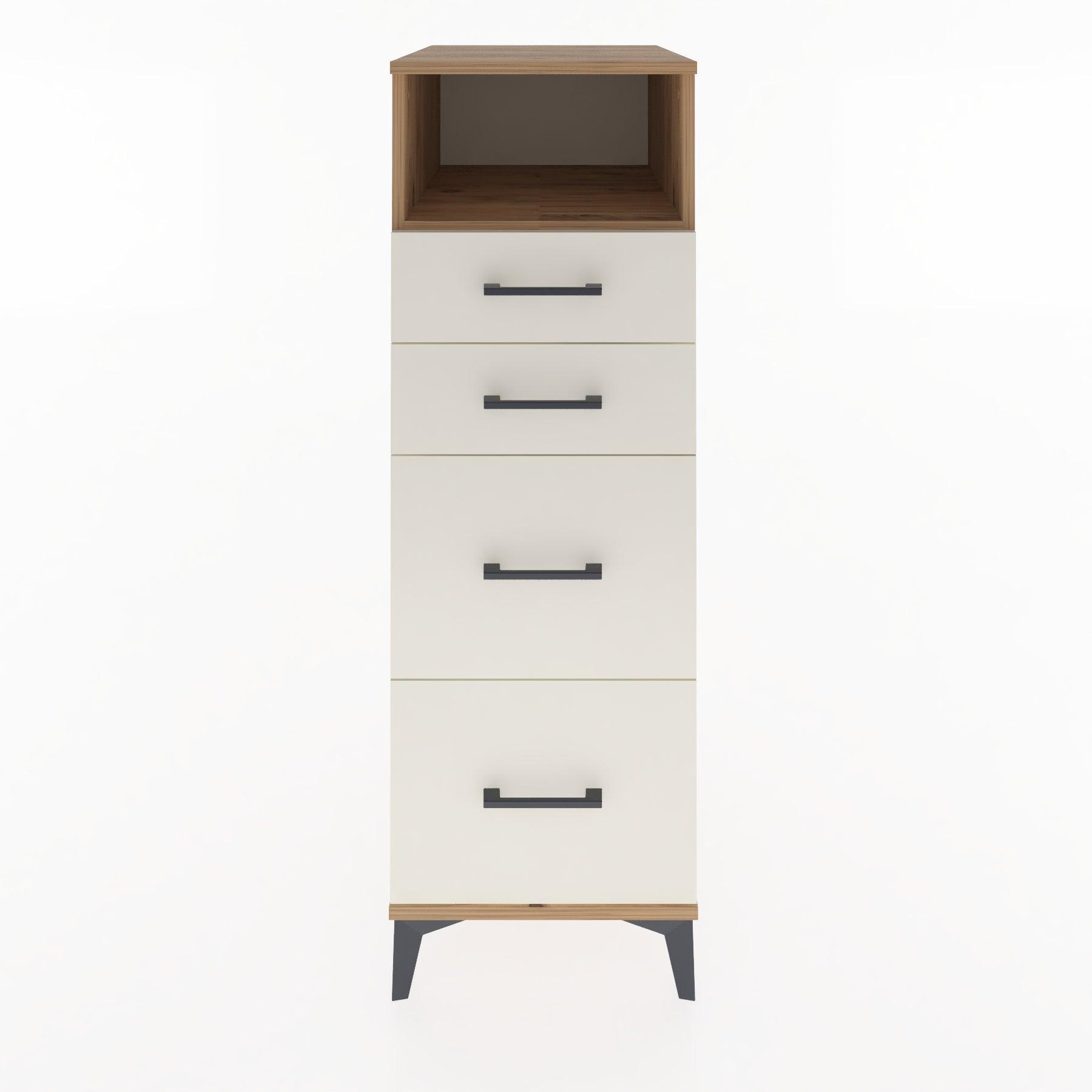 Woodntry Modular Cabinet Pine 44x30x122 cm with Drawers and Shelves CR35-3