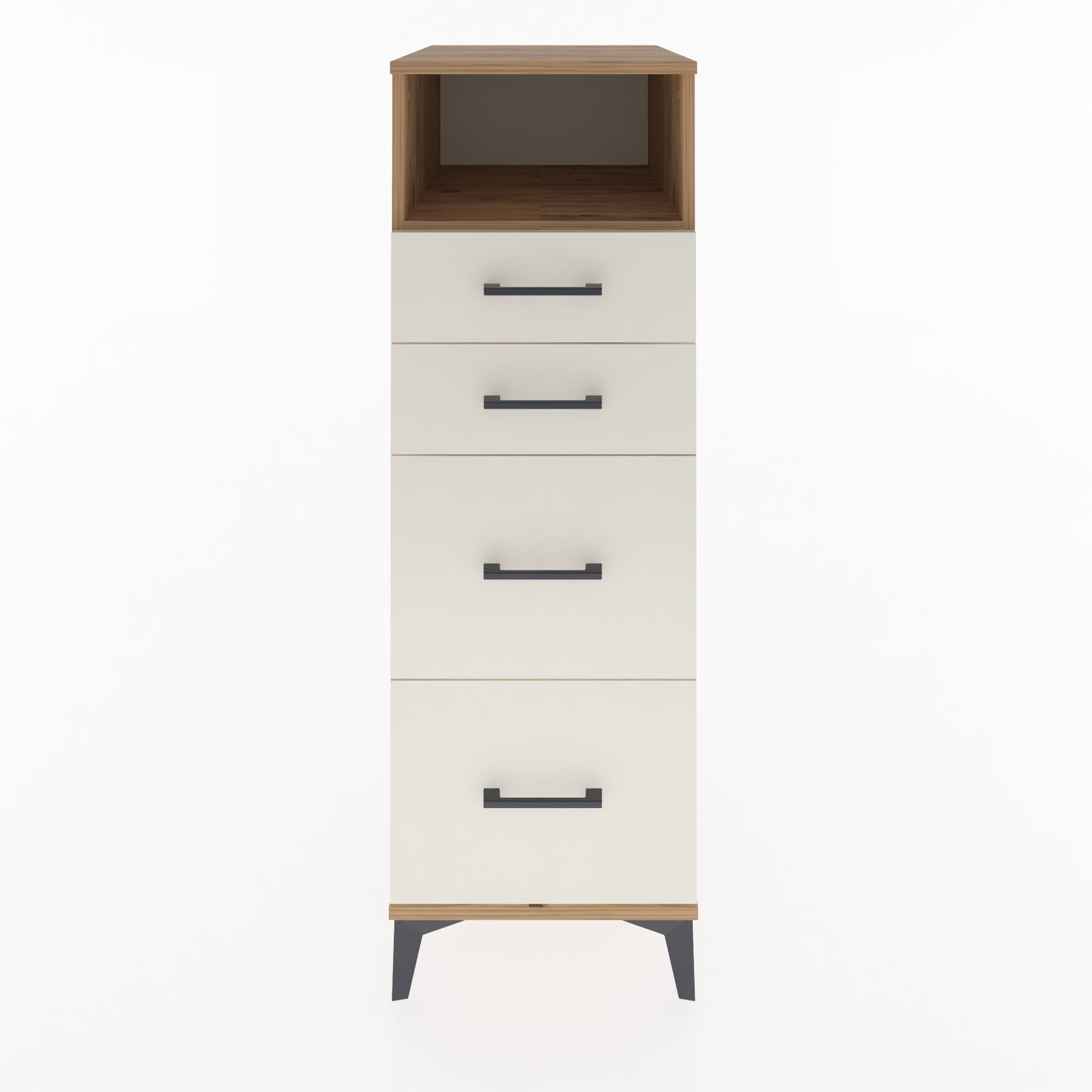 Woodntry Modular Cabinet Pine 44x59x122 cm with Drawers and Shelves CR35-3