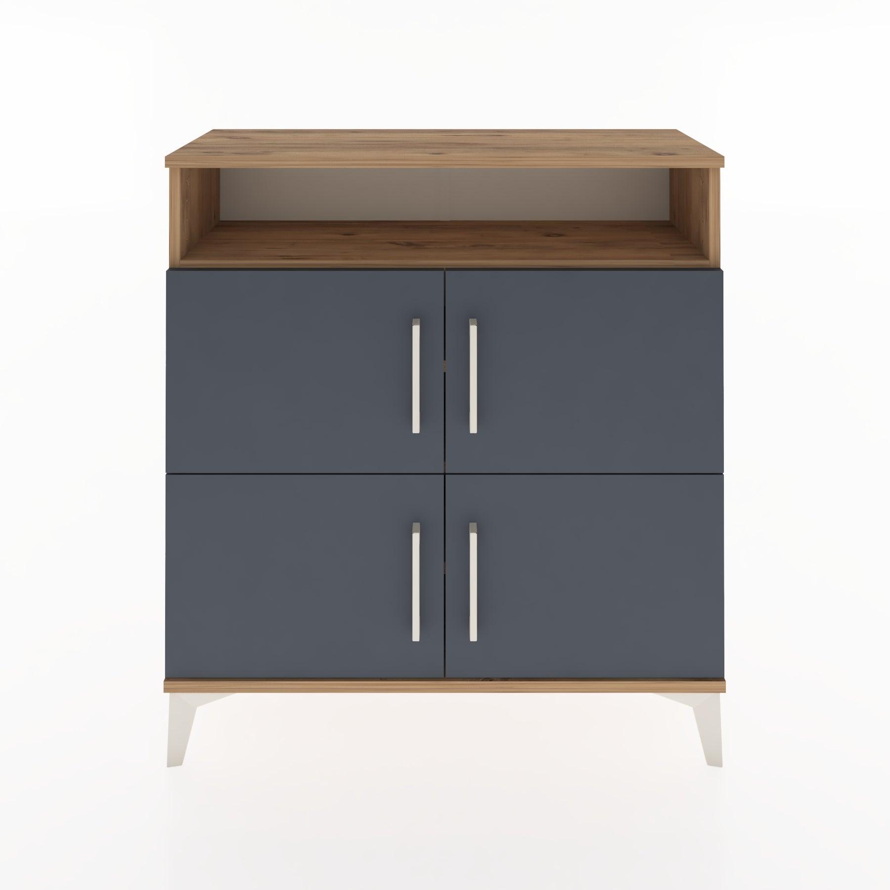 Woodntry Modular Dresser Pine 88x30x84 cm with Cover and Shelf KR35-3