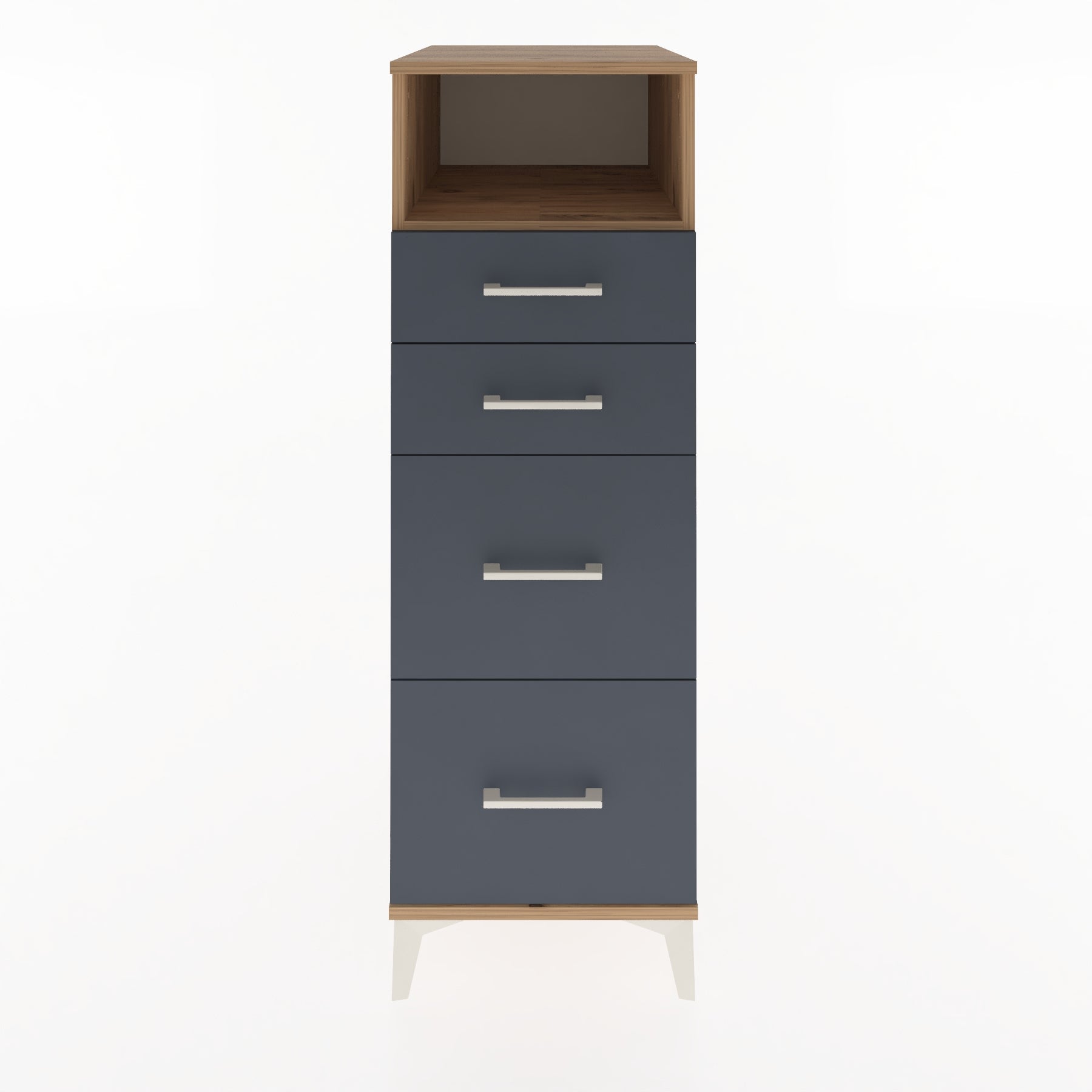 Woodntry Modular Cabinet Pine 44x59x122 cm with Drawers and Shelves CR35-3