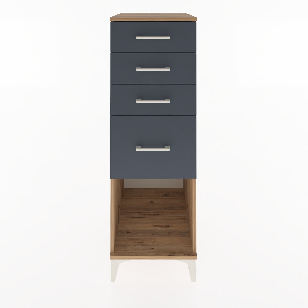 Woodntry Modular Cabinet Pine 44x59x122 cm with Drawers and Shelves CR85-3