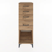 Woodntry Modüler Dolap Çam 44x30x122 cm Çekmeceli ve Raflı CR85-3