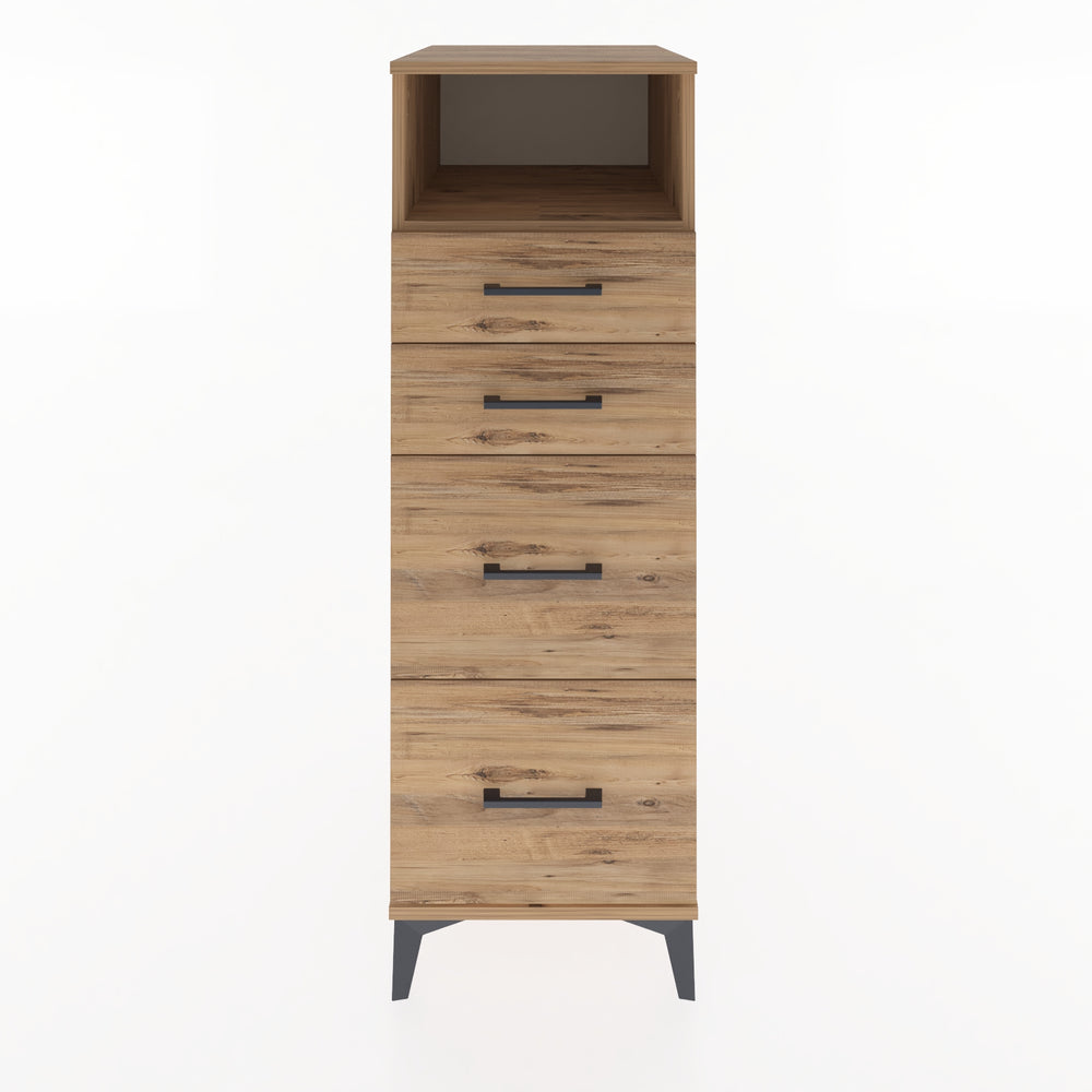 Woodntry Modular Cabinet Pine 44x59x122 cm with Drawers and Shelves CR35-3
