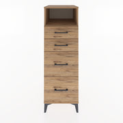 Woodntry Modular Cabinet Pine 44x59x122 cm with Drawers and Shelves CR35-3