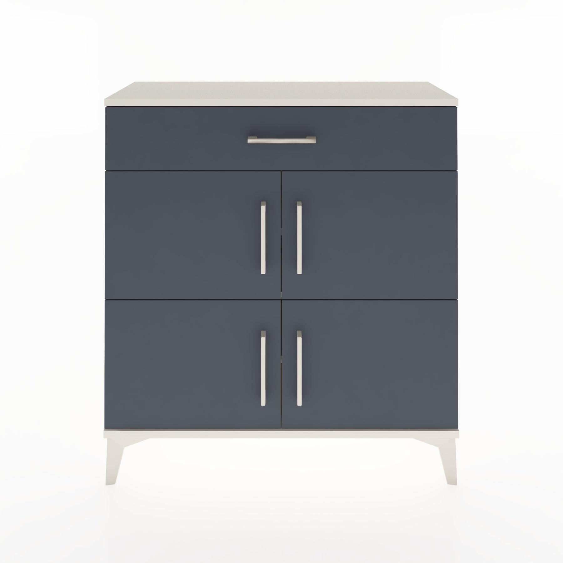 Woodntry Modular Dresser Moonstone 88x30x84 cm with Cover and Drawer KC36-1