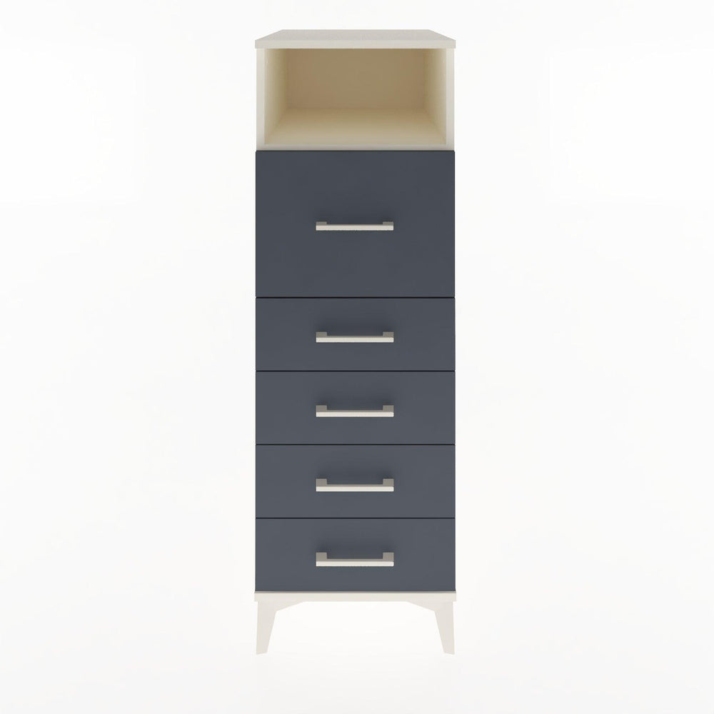 Woodntry Modular Cabinet Moonstone 44x30x122 cm with Drawers and Shelves CR86-1