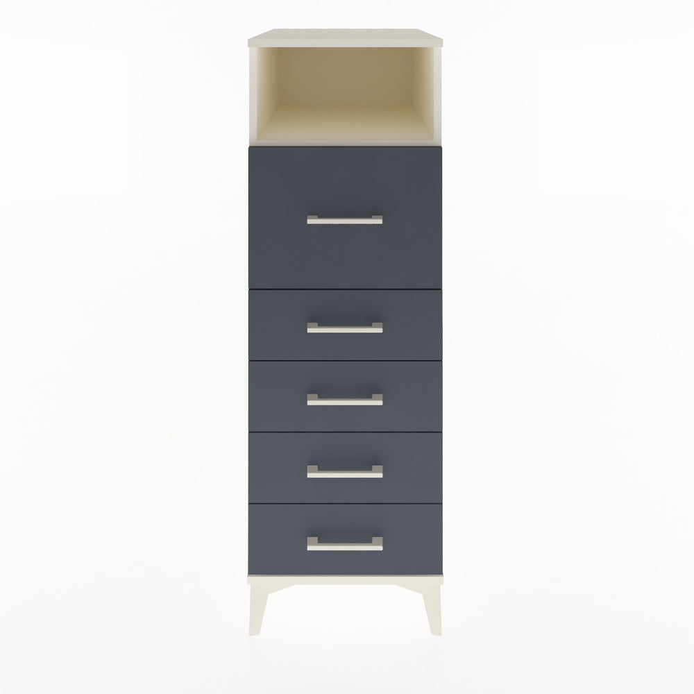 Woodntry Modular Cabinet Moonstone 44x59x122 cm with Drawers and Shelves CR86-1