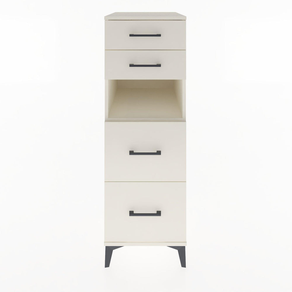 Woodntry Modüler Dolap Aytaşı 44x30x122 cm Çekmeceli ve Raflı CR36-1
