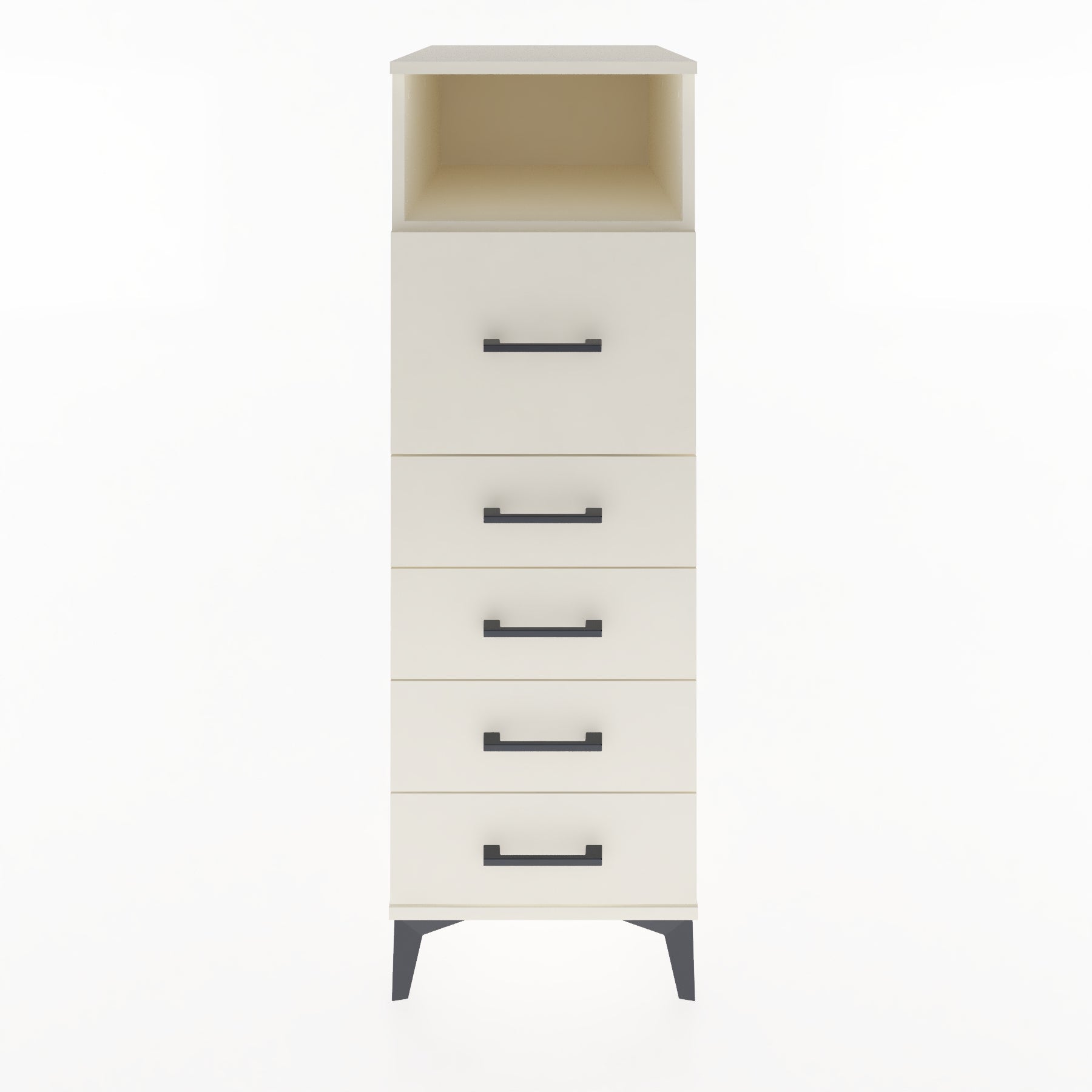 Woodntry Modular Cabinet Moonstone 44x59x122 cm with Drawers and Shelves CR86-1