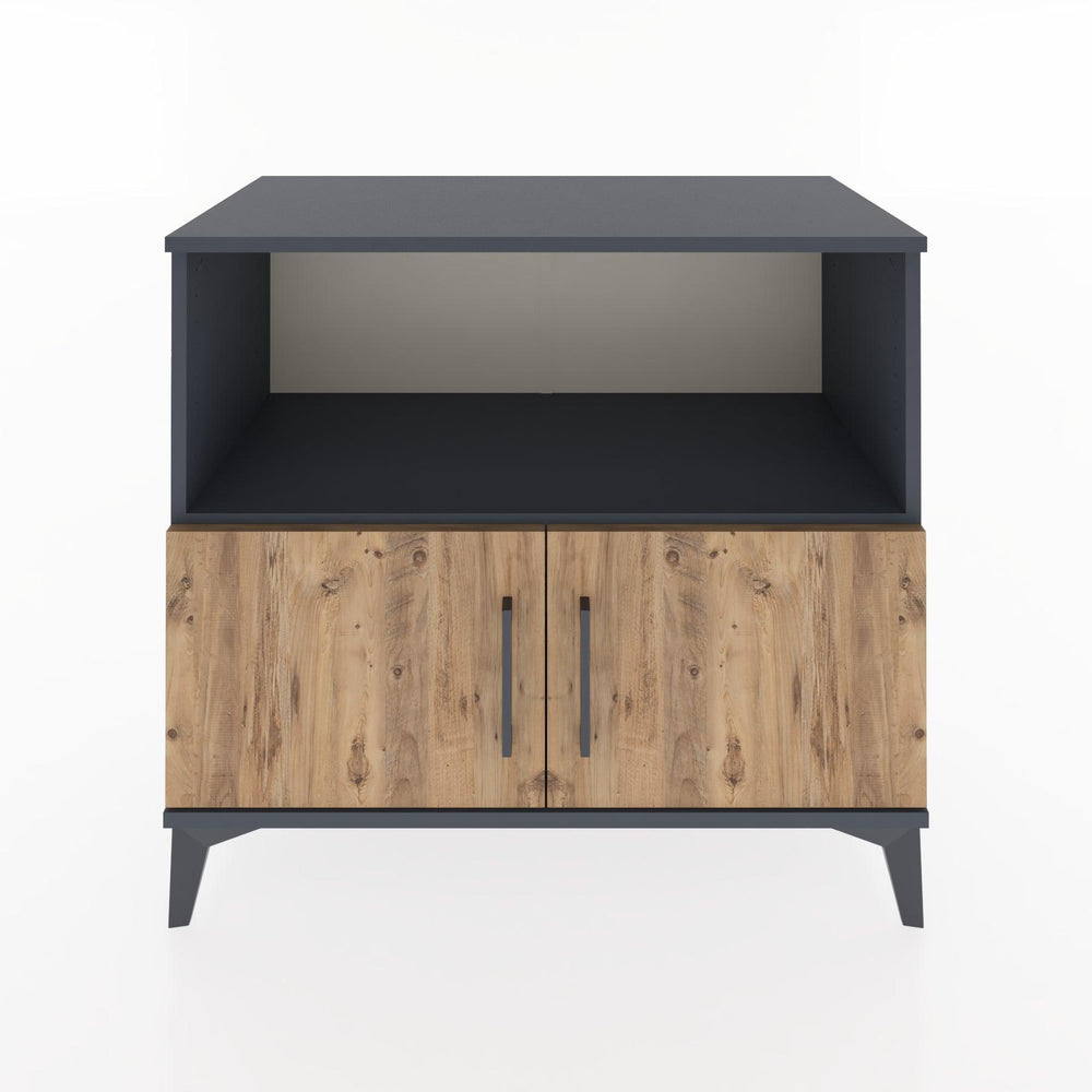 Woodntry Modular Dresser Anthracite 88x44x68 cm with Cover and Shelf KR36-2