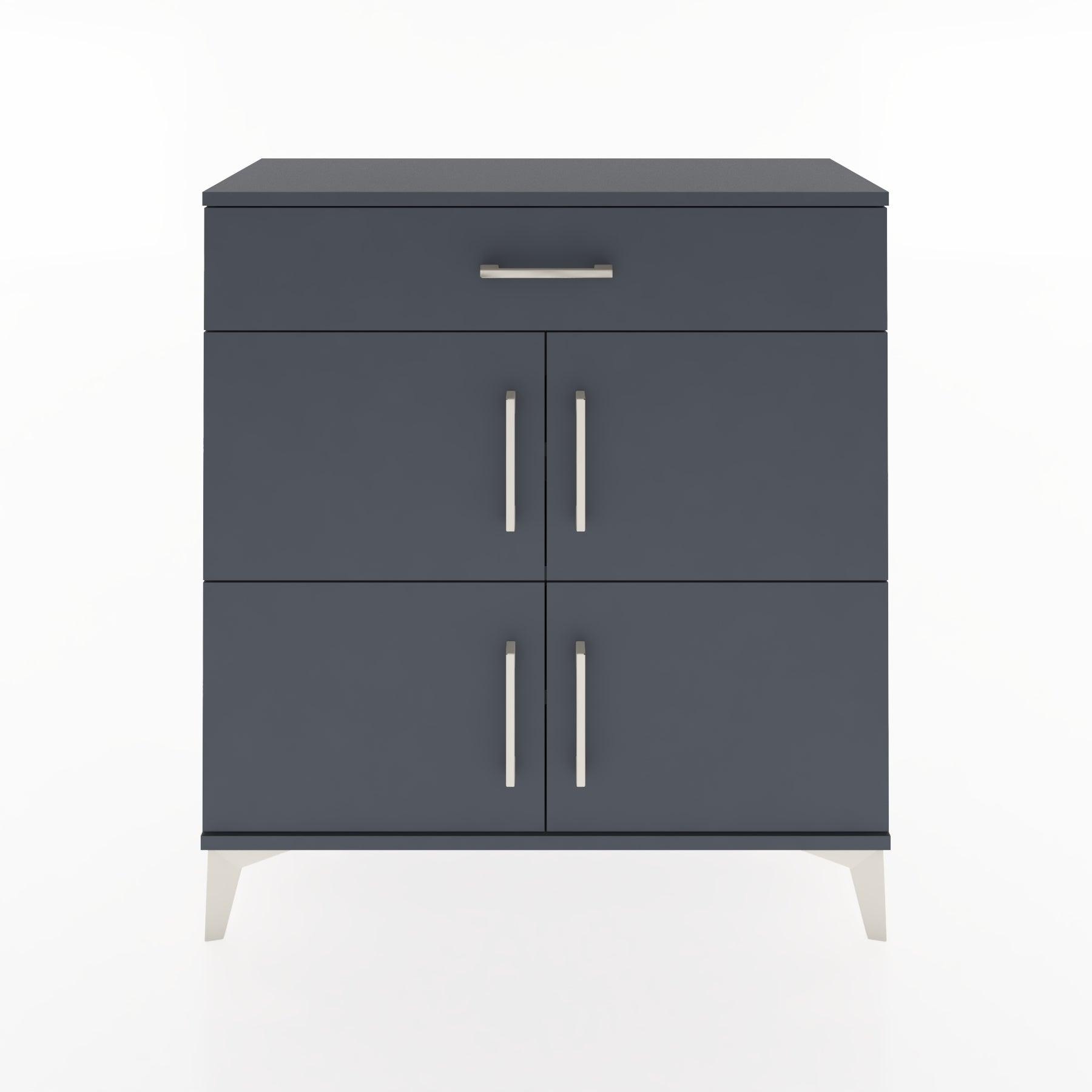 Woodntry Modular Dresser Anthracite 88x30x84 cm with Cover and Drawer KC36-2