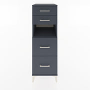 Woodntry Modular Cabinet Anthracite 44x59x122 cm with Drawers and Shelves CR36-2