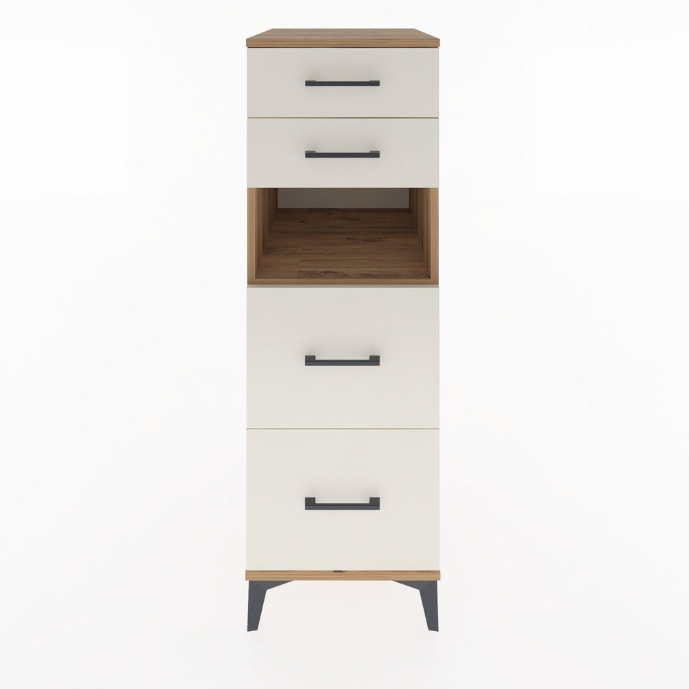 Woodntry Modular Cabinet Pine 44x30x122 cm with Drawers and Shelves CR36-3