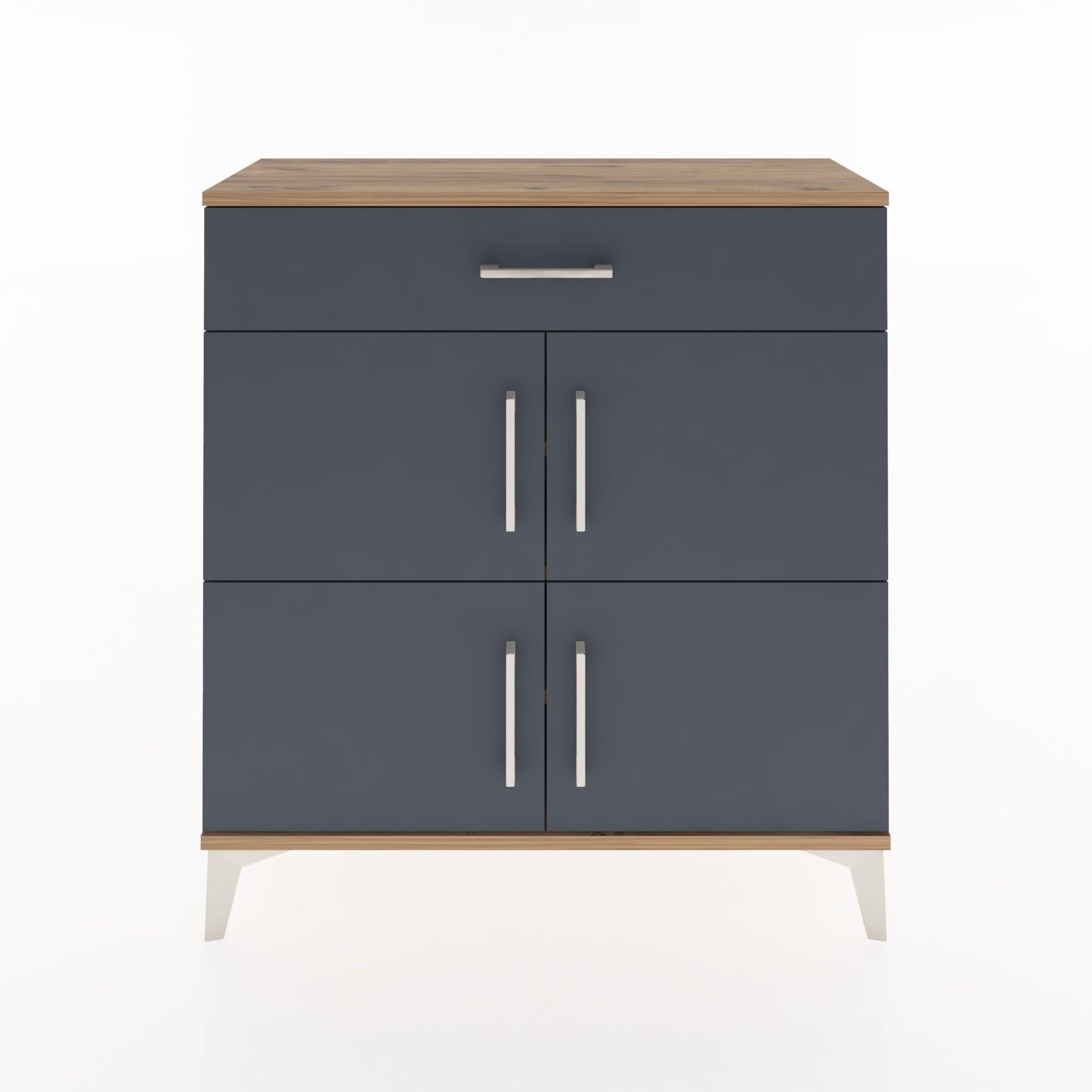 Woodntry Modular Dresser Pine 88x30x84 cm with Cover and Drawer KC36-3