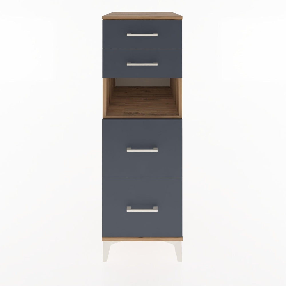 Woodntry Modular Cabinet Pine 44x30x122 cm with Drawers and Shelves CR36-3