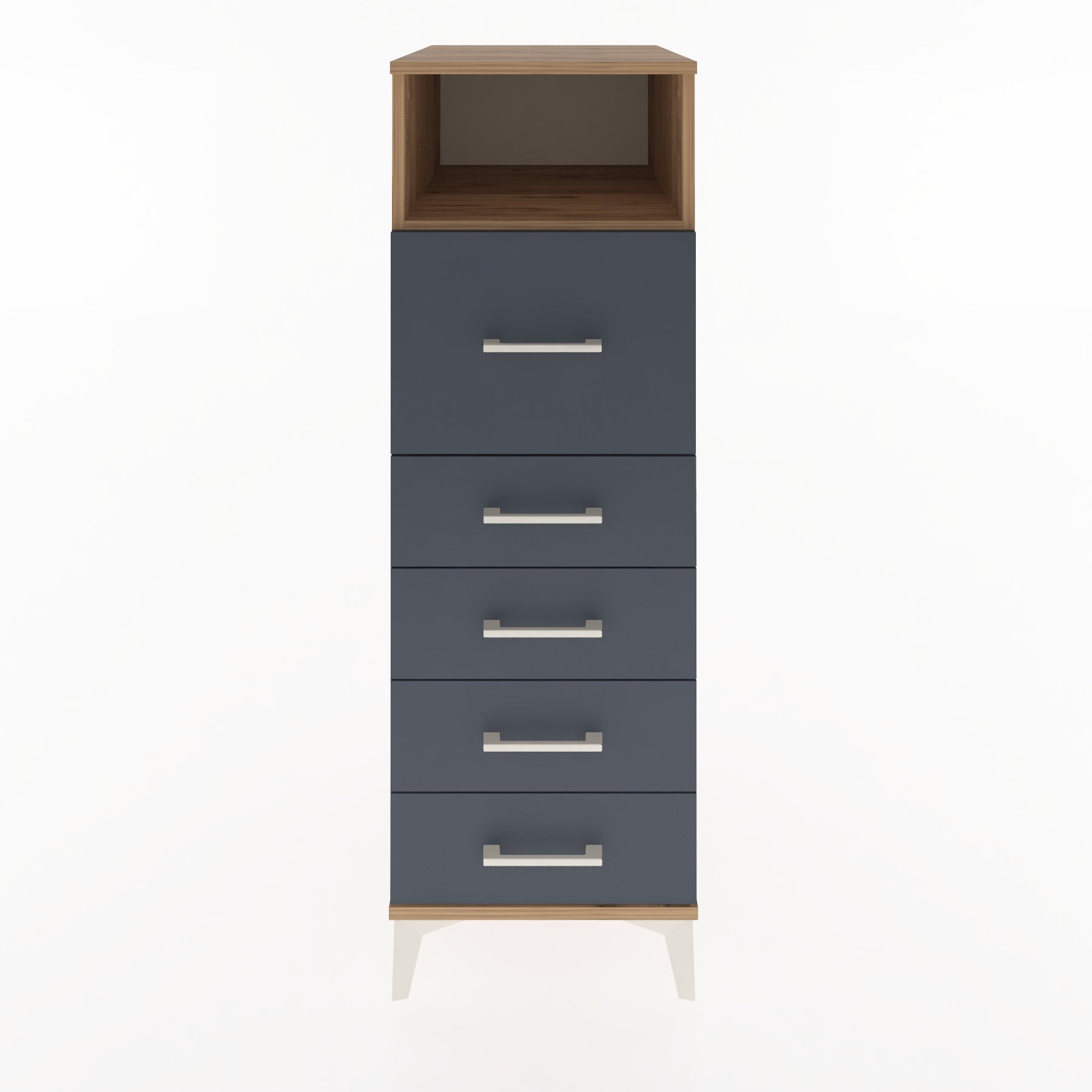 Woodntry Modular Cabinet Pine 44x59x122 cm with Drawers and Shelves CR86-3